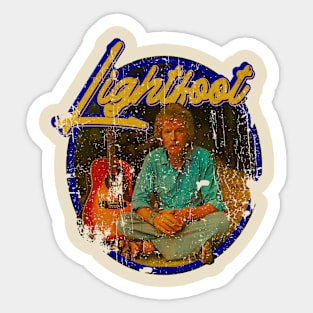 Lightfoot Sundown // 70s music // Vintage Sticker